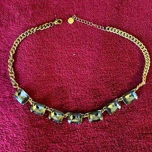 Elegant Gold and Black Necklace